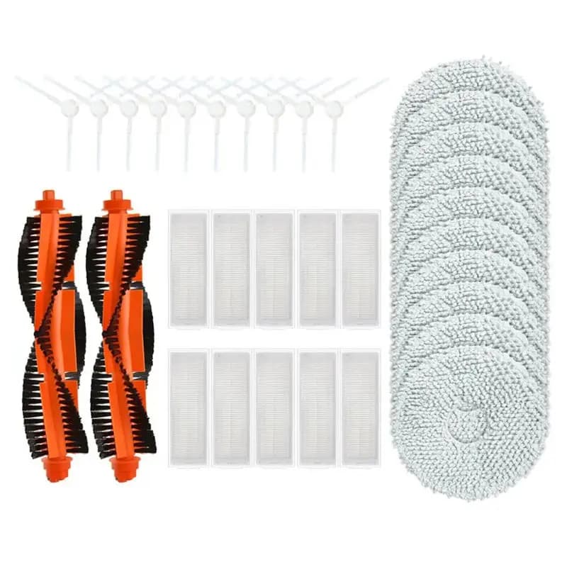 For Robot Vacuum X20 / Mijia Self-Cleaning Robot 2 / C101 Main Side Brush Hepa Filter Mop Cloths Spare Parts