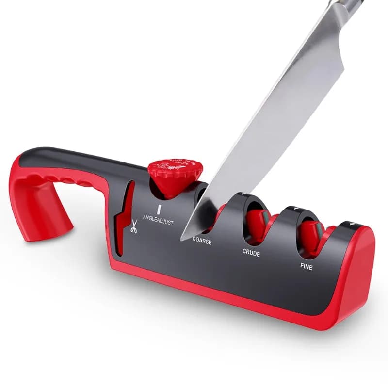 Adjustable angle sharpeners, scissors sharpening stone, professional kitchen grinder, fine sharpening stone, 4 phases
