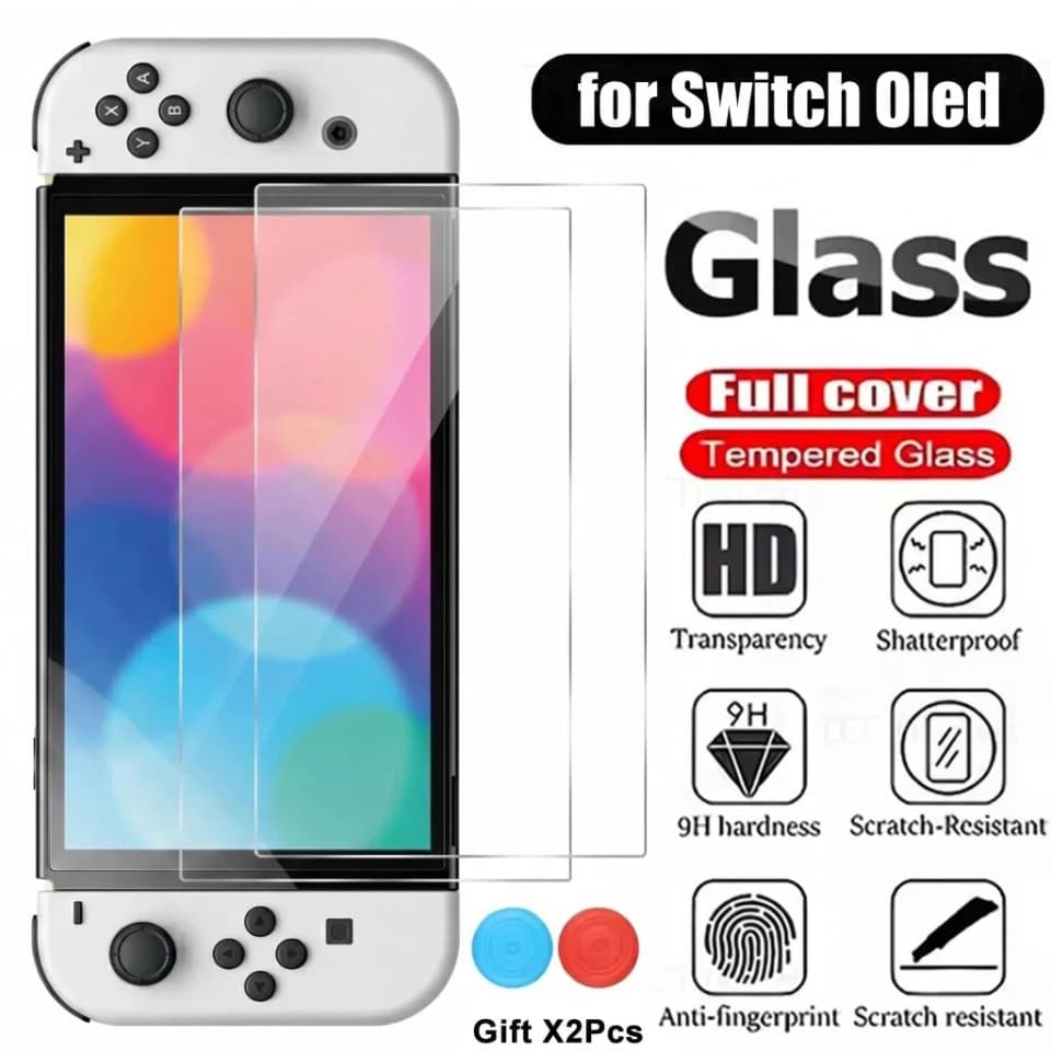 HD Switch Lite Tempered Glass Screen Guard Film, Tempered Glass for NS Lite Protective Screen