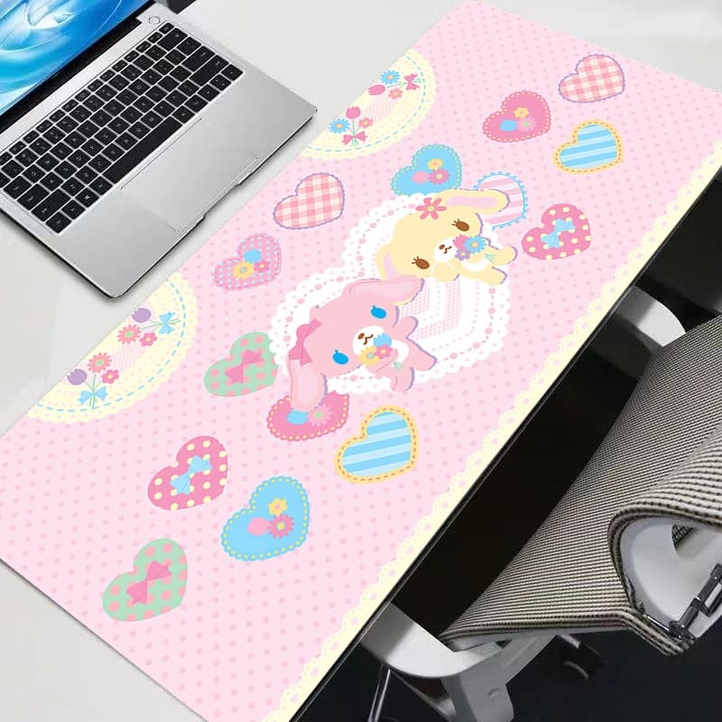 Tappetino per mouse My Melody, accessori da gioco Kawaii, tappetino per tastiera da gioco per computer portatile, mini PC, tappetino per mouse resistente