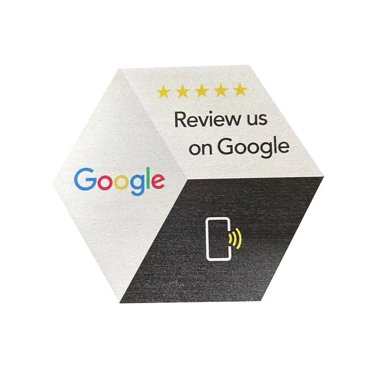100PCS 13.56Mhz Programmabile Google Circolare Commento Carta NFC Esagonale Scheda Stereoscopica NFC Google Commento Display Esagonale