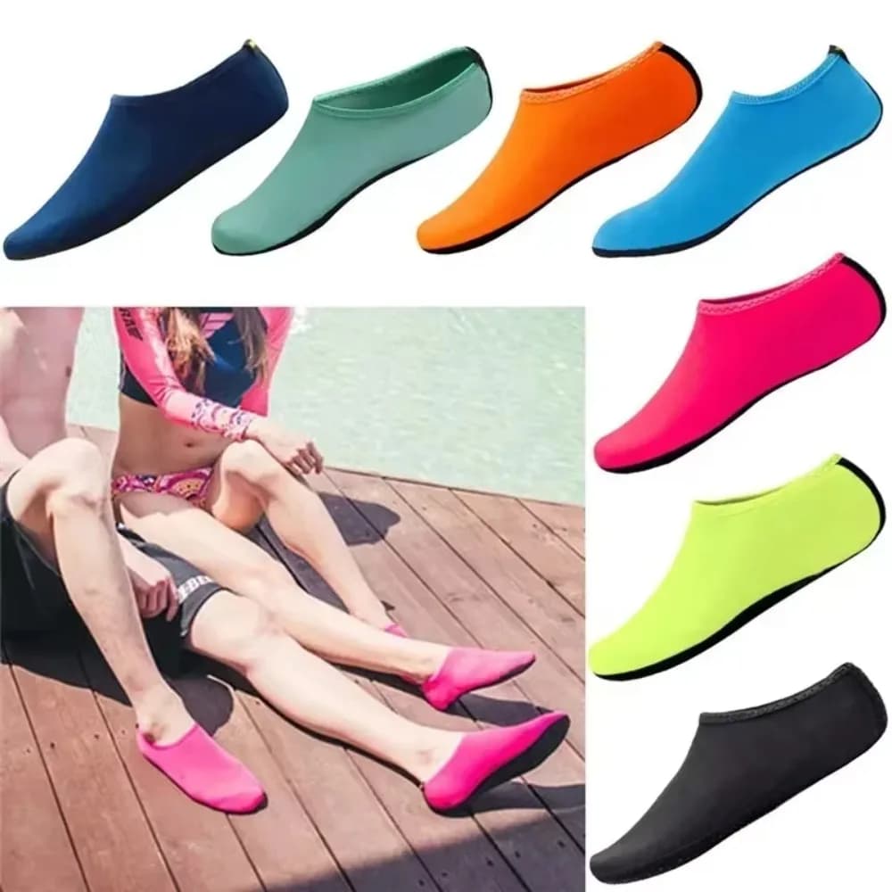 Non-slip unisex water shoes - Fast drying water socks for swimming, diving and beach, light summer socks for men and women