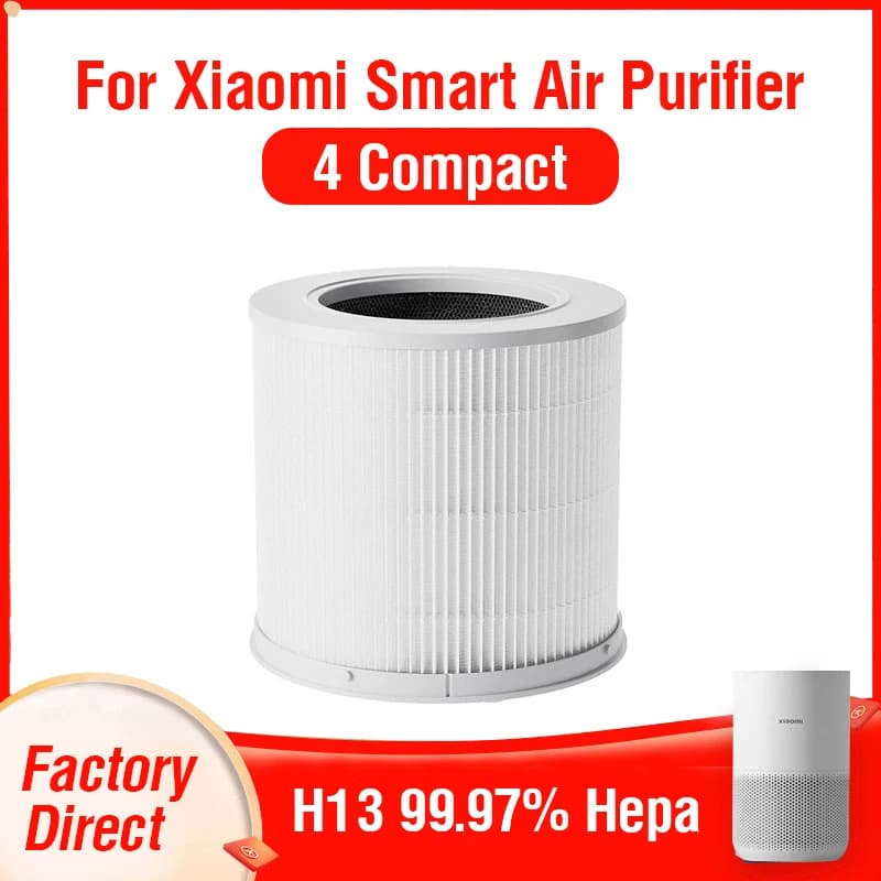Filtro Hepa PM2.5 4 Compact con Carbone Attivo per Purificatore d'Aria Intelligente Xiaomi 4 Compact