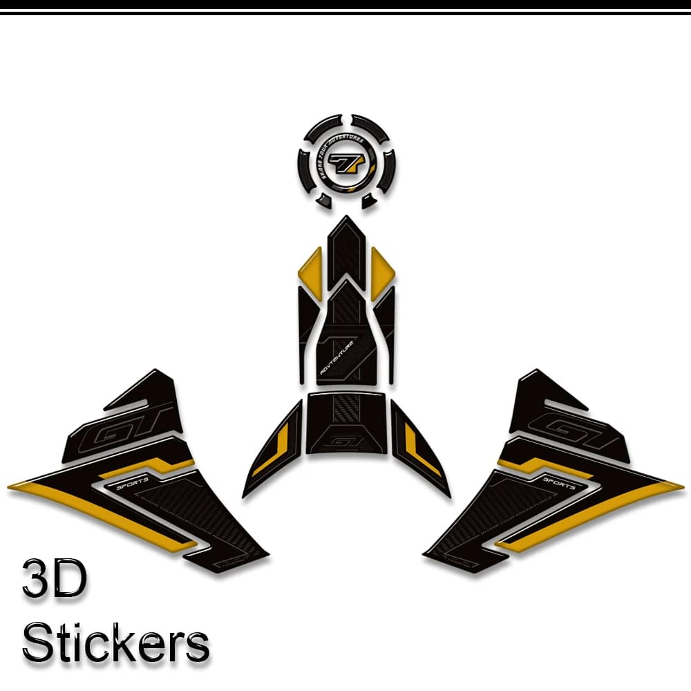 Motorcycle For Yamaha Tracer 7 GT 7GT Y-AMT Tank Pad Cap Gas Fuel Oil Knee Protector Fairing Fender Stickers Decals 2025 2026