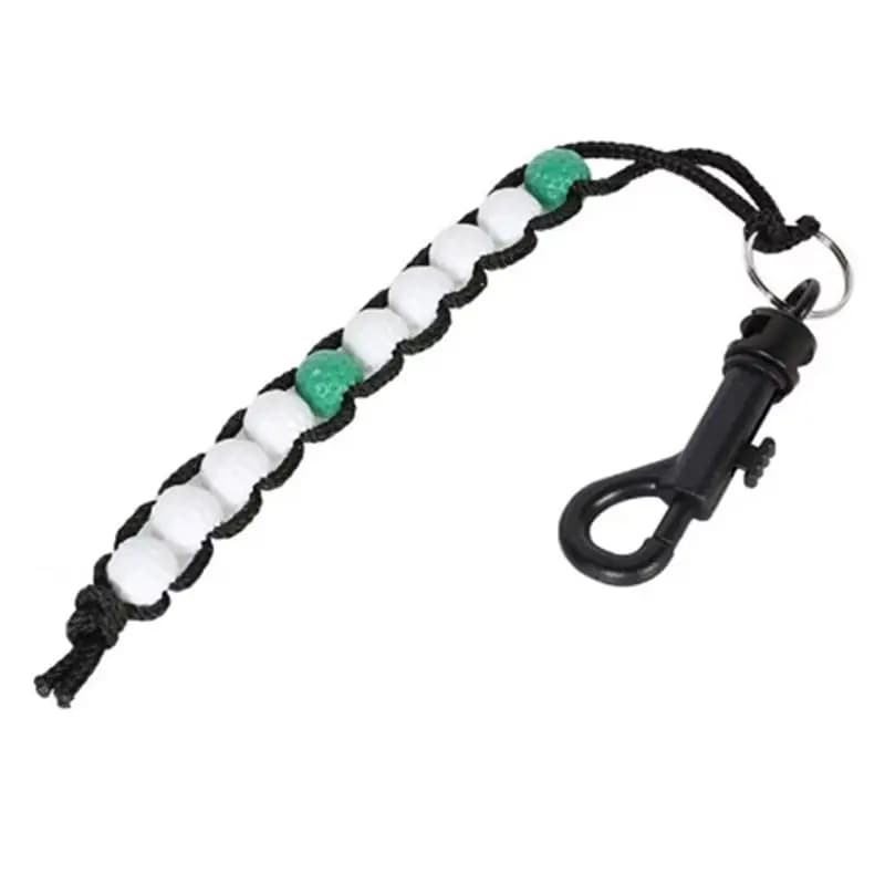 AEF6-Nylon Woven Golf Hitting Score Counter And Plastic Golf Ball Putter Counter Sports Score Counter Golf Training AIDS