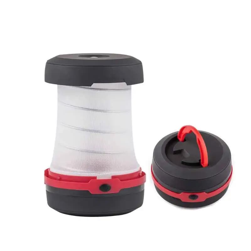 LED Foldable Telescopic Camping Light - Emergency Night Light for tent with compatible AA battery (battery not included)
