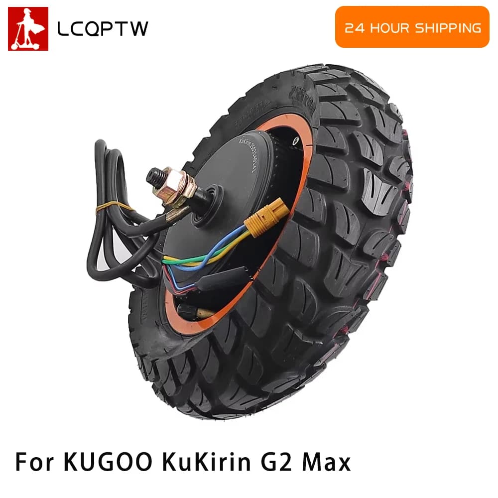 Motore 1000W Mozzo Ruota per KUGOO KIRIN KuKirin G2 Max Scooter Elettrico Motore Brushless Ammortizzante Con Parte Pneumatico 255x80