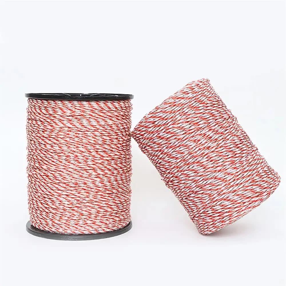 200/500M Electric Fence Cable, Electric Fence for Pastor, Stainless Steel Wire for Electric Fence for Beasts and Horses
