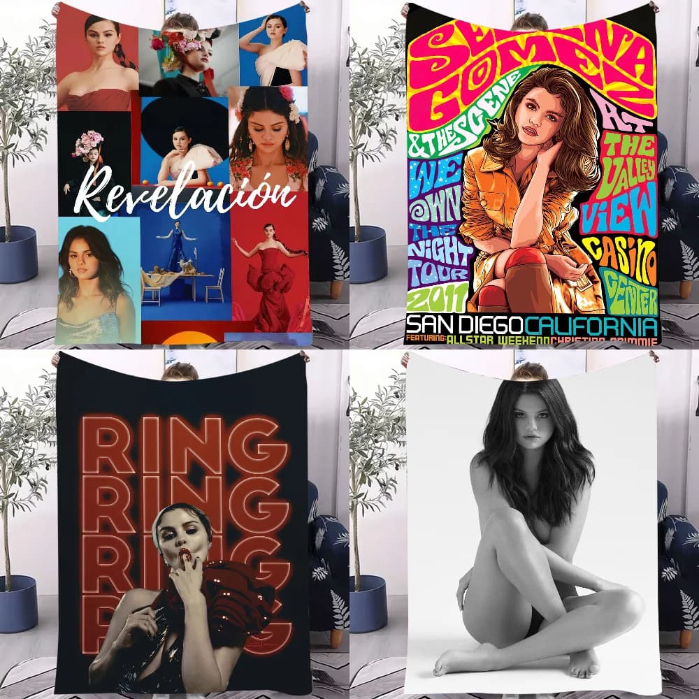 Singer Selena Gomez I Said I Love You First Blanket Design Lightweight For Dorms, Naps, Living Room, Office,Sofa,All-Season