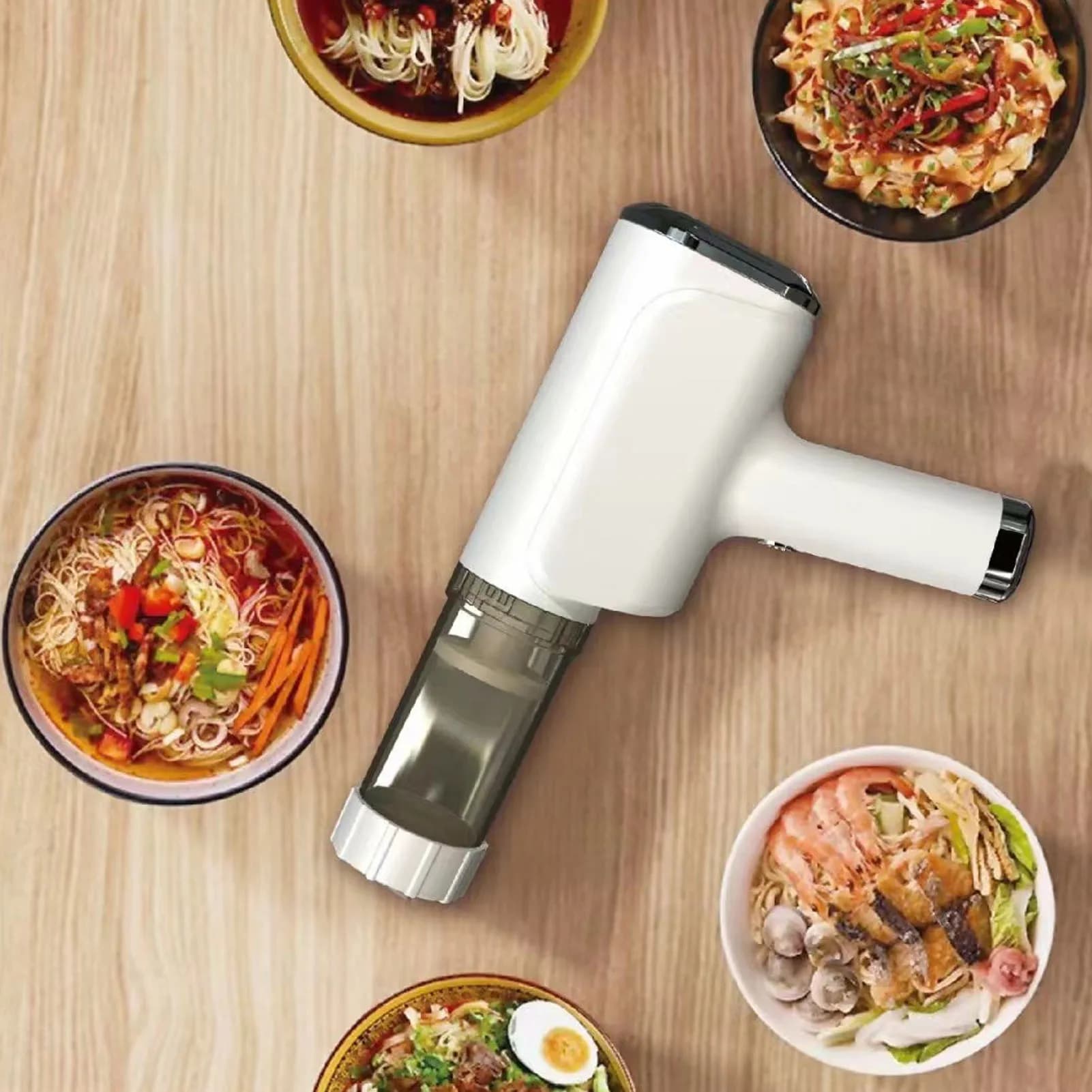 Macchina per pasta elettrica portatile USB elettrica portatile automatica in mano Pasta Noodle Ramen che fa macchina per la cucina domestica