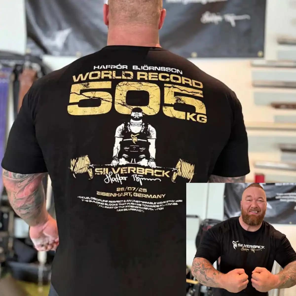 Silverback Fitness Training Gym Leisure T-Shirt Men's and Women's Luxury Brand Top 2026 New Art Logo