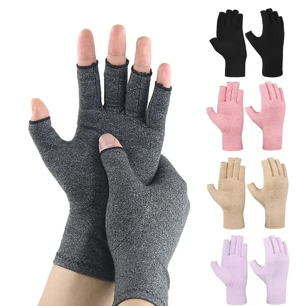 Guanti da artrite a compressione uomo donna cotone sollievo dal dolore articolare supporto per il polso tutore per la mano terapia polsino guanti a compressione