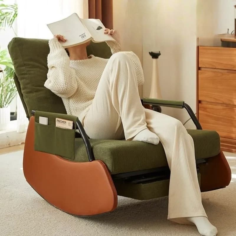 Poltrona Moderna Accent per Saloni, Poltrona Relax di Lusso, Poltrona per Sala d'Attesa, Poltrona Singola Nordica per Gaming, Grande Poltrona per Soggiorno