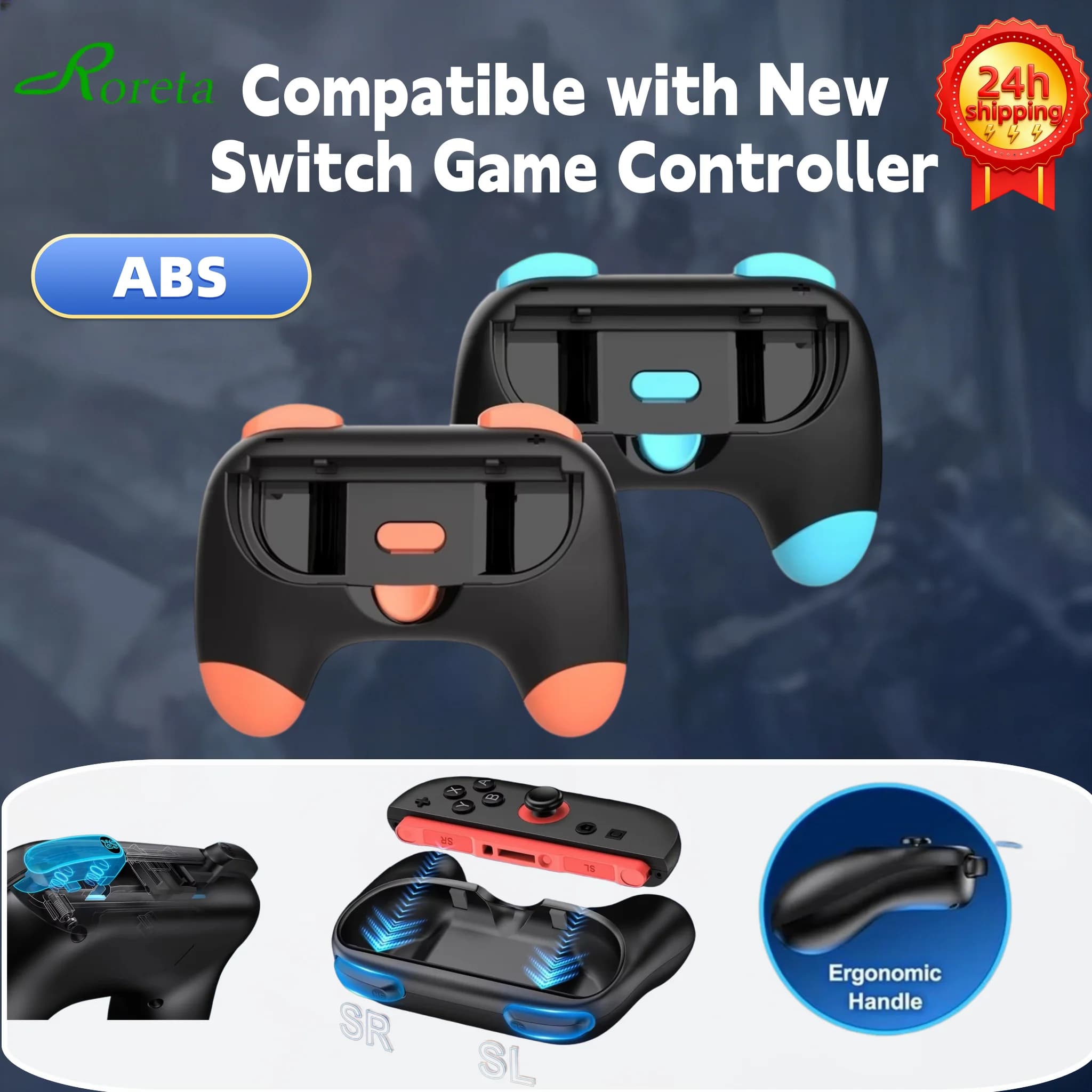 Games Grips case Bracket For NS Switch 2 Accessories For Nintendo Switch 2 Joy pad Hand Grip Stand Controller Gamepad Holder