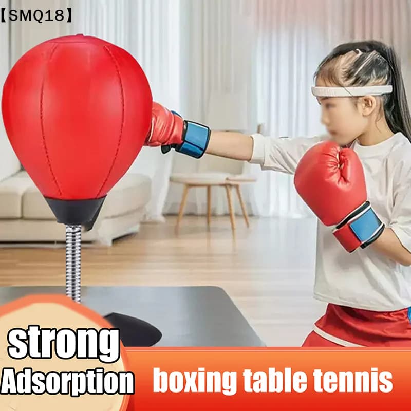 Desktop Boxing Ball Have Suction Cup Desk Punching Bag Boxing Equipment Kids And Adults Stress Relief Practice Exercise【SMQ】