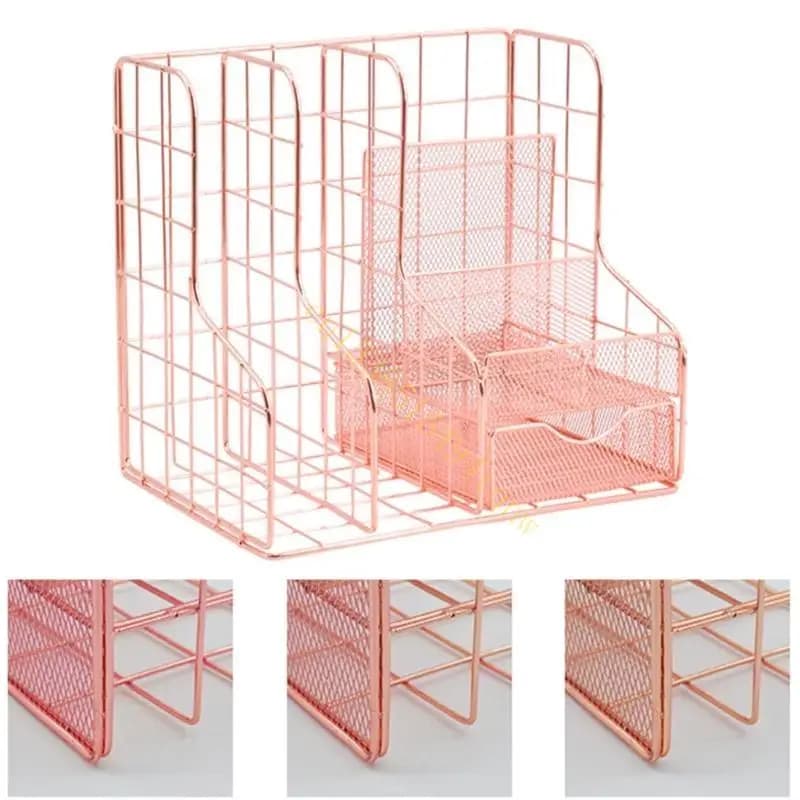 File riviste riviste metallo in metallo Gold Rose Gold J60A Vesti dimensioni multipla