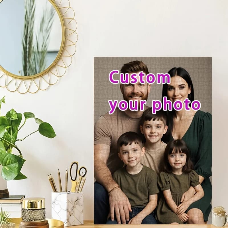 35/300/500/1000 pezzi di bellissimi puzzle personalizzati con foto di famiglia, puzzle antistress, mosaico, regalo d'amore