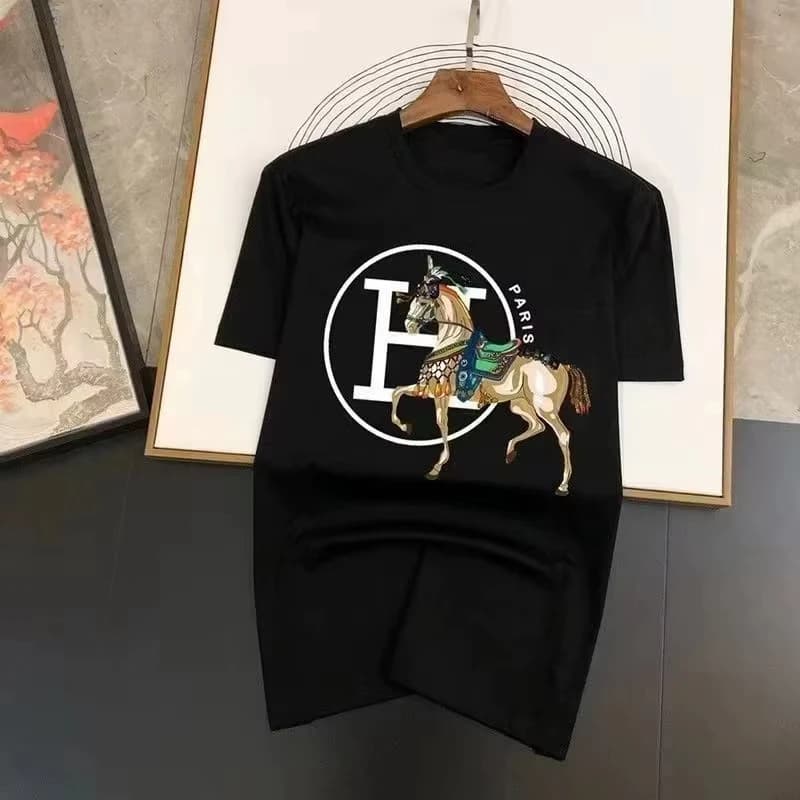 T-shirt da uomo in puro cotone con stampe fantasia, collezione Estate 2026, ideale per un look casual e regolare, stile Harajuku Pro Choice Traff