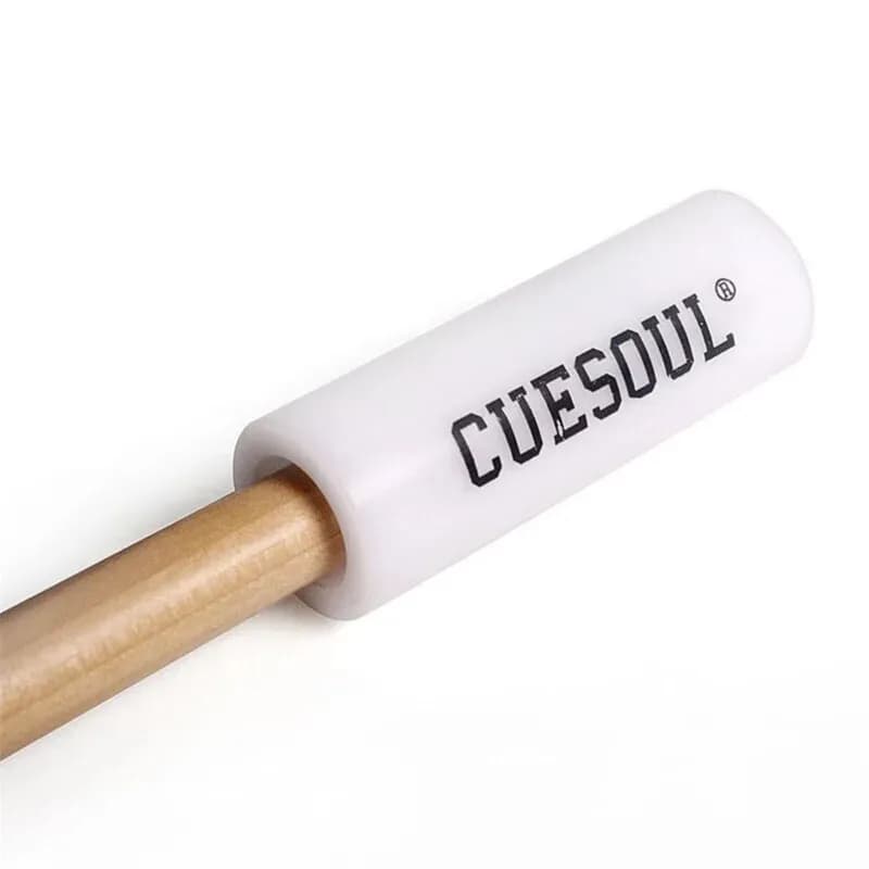 CUESOUL 1 Pezzo Punta per Stecca da Biliardo Bianca Lunghezza 66mm Accessori per Biliardo