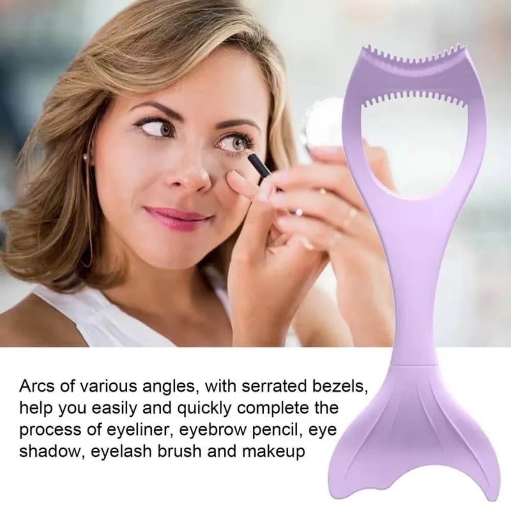 Silicone protection for mascara, applicator for shading effect siren, protection for extension eyelashes, tools for lashes effect serpentine for women, girls and beginners