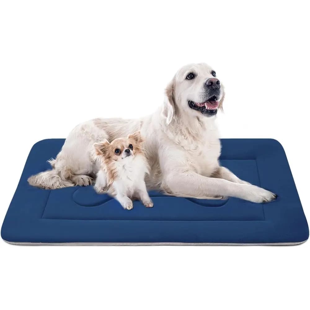 Cuccia Extra Large per Cani con Fondo Antiscivolo, Lavabile, 48 Pollici per Letti per Animali, Gatti, Tappetini per Cuccia - Blu