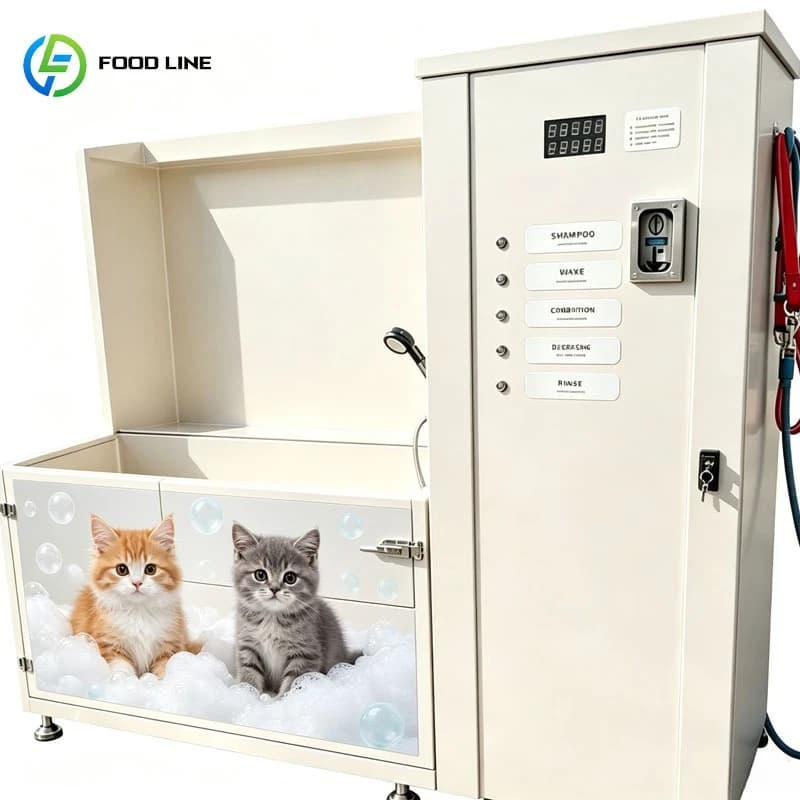 Pet Washing Vending Machine Automatic Dog Wash Station Self Service Grooming Equipment Customized