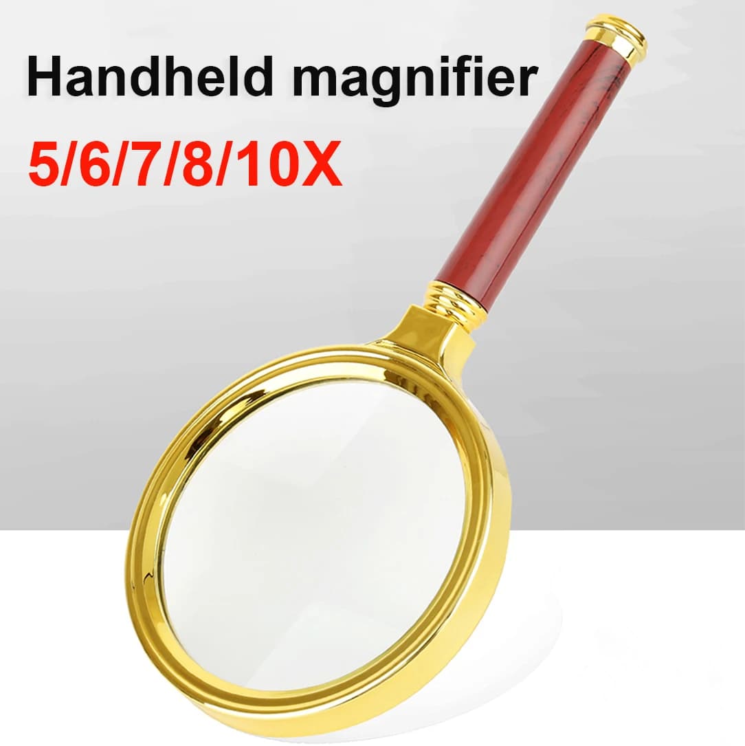 Lente d'ingrandimento portatile ad alta definizione Lente d'ingrandimento portatile da 60/70/80/90/100 mm per imparare la lettura e la ricerca di guasti