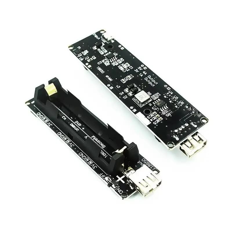Support for 18650 battery with single compartment, USB charging module 5V/2A 3V/1A V3 for Raspberry Pi
