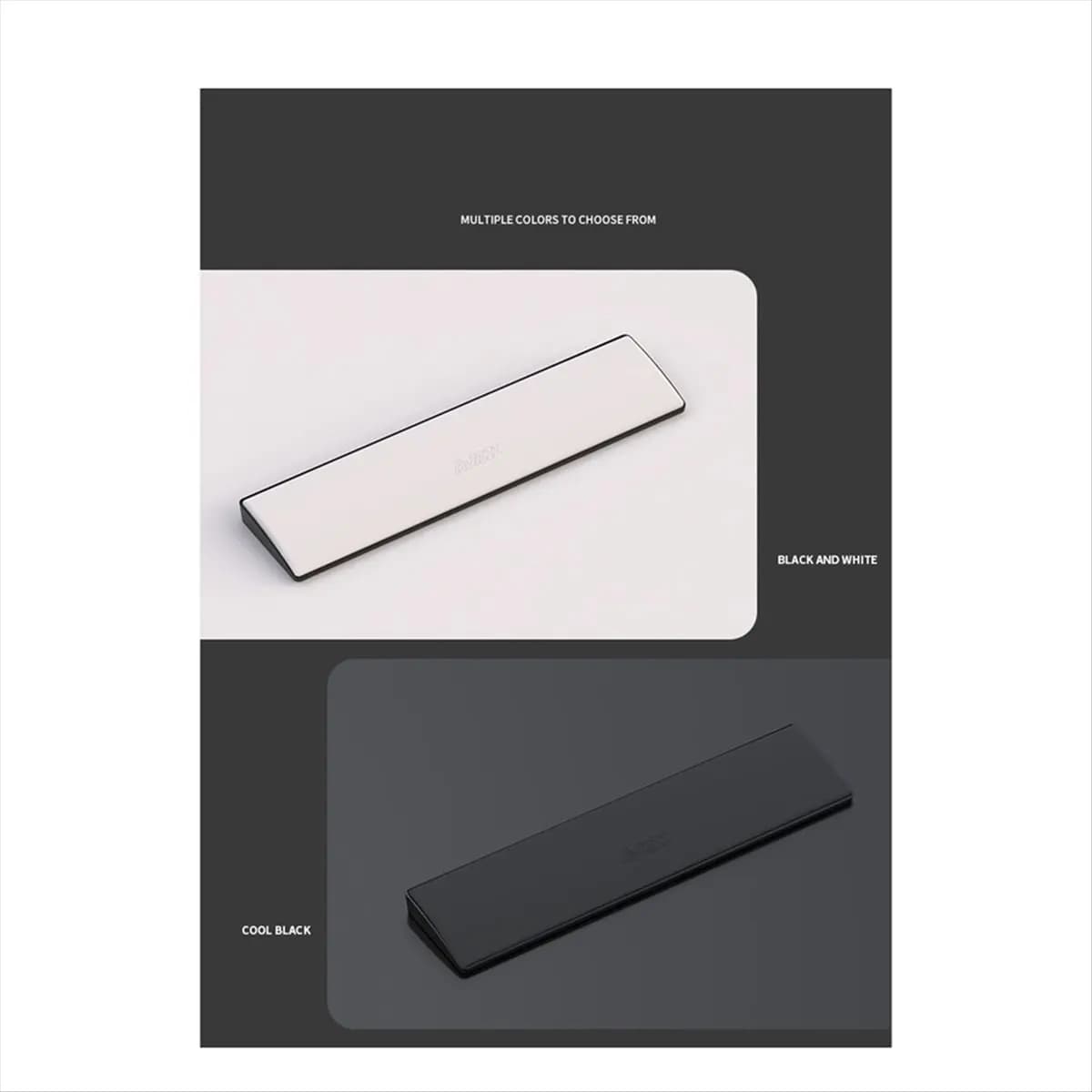 Poggiapolsi ergonomico per tastiere meccaniche Cuscinetto in memory foam morbido per 61 tasti Comodo supporto per alleviare le mani Rosa
