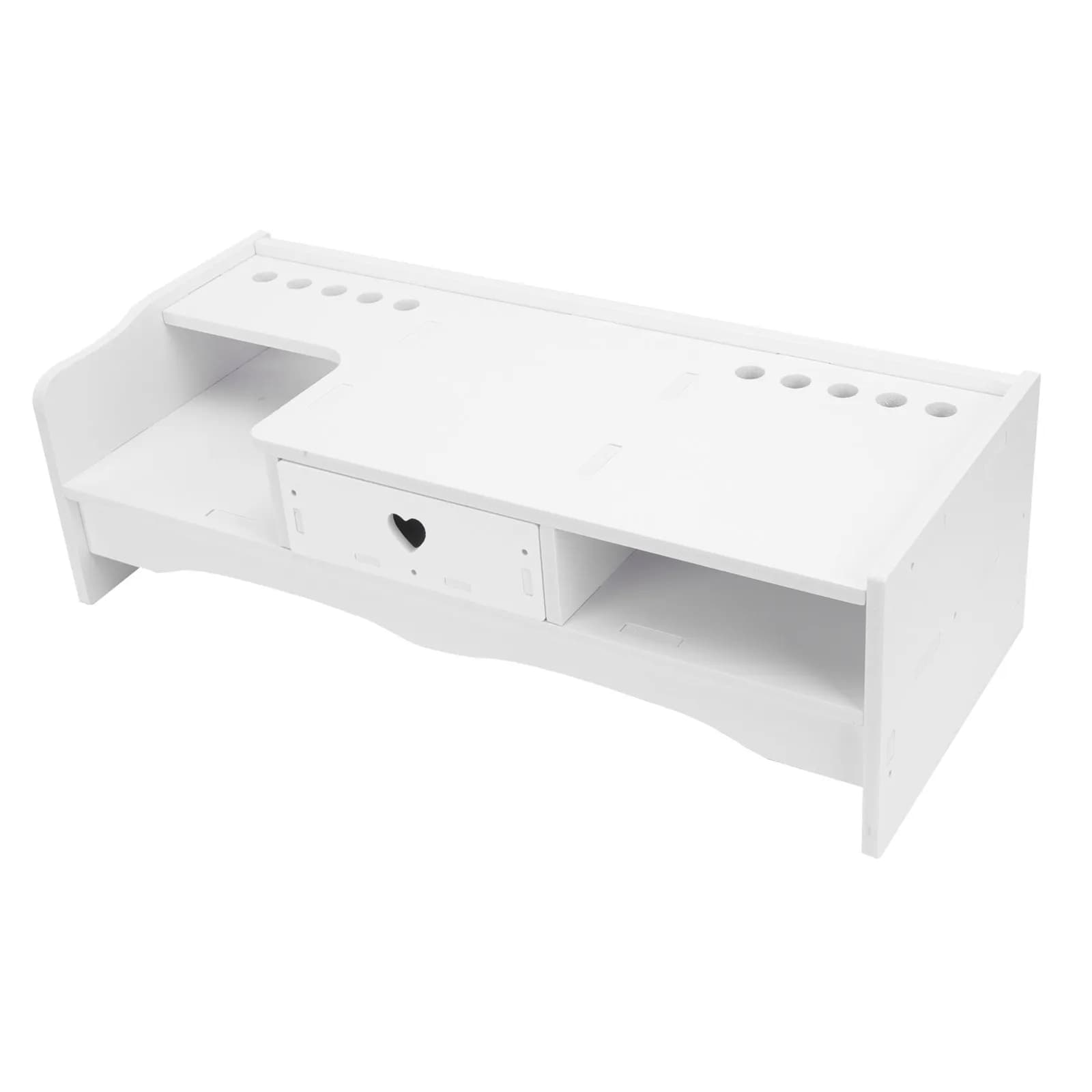 1Pcs Computer Monitor Raised Rack Multifunctional Desktop Storage Stand with Space Saving Design Exquisite Finish Office Desk