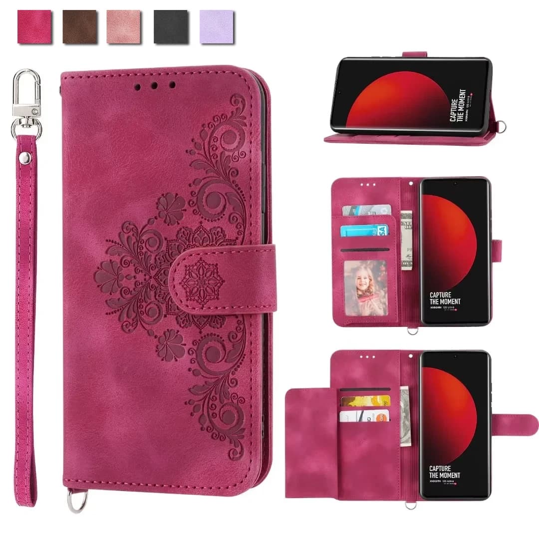 Custodia in pelle per Xiaomi Mi 15 15T 14T 15 14 13 12 Lite Ultra 13T 12T 11T Pro Ultra Mi 17 Pro Max Flip Portafoglio Copertura della carta del telefono