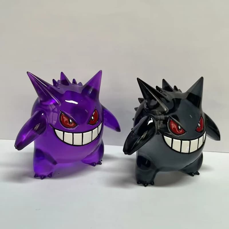 8 cm Pokemon Anime Figura Kawaii Gengar Trasparente Action Figure Statua Modello Doll Decoraion Giocattoli in PVC da collezione Regali per bambini