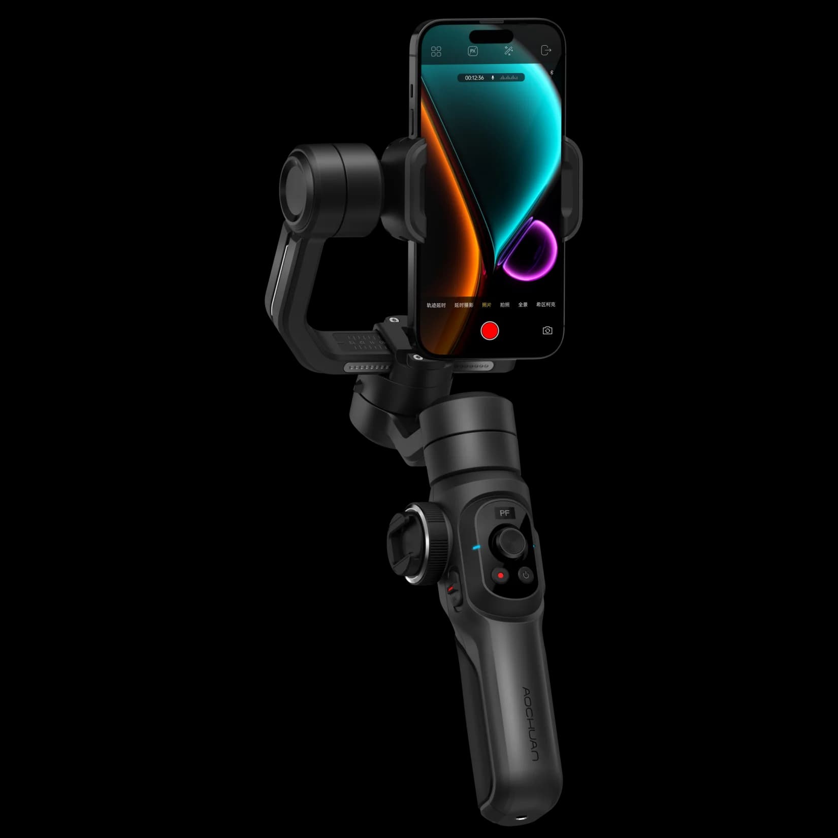 AoChuan S2 3-Axis Handheld Smartphone Gimbal Stabilizer YouTube Video Vlog Tripod for Android Galaxy