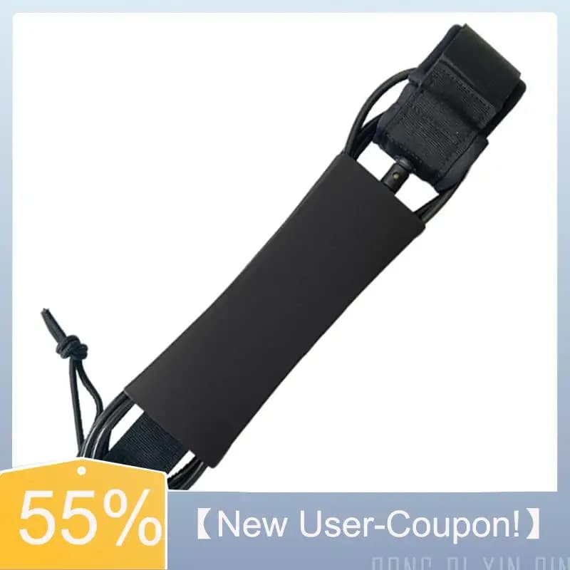 【Nuovo coupon per utenti!】Guinzagli per tavole da surf, guinzagli per stand up paddle board per un surf sicuro, guinzagli da 7 piedi, accessori per kayak, neri