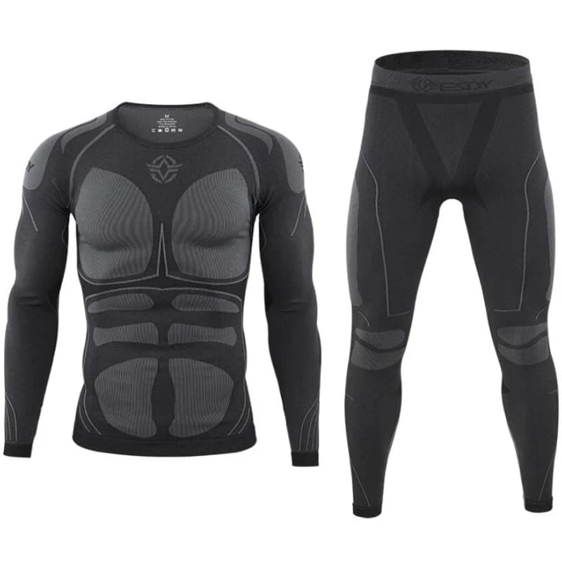 Men's Seamless Tactical Thermal Intimate Open Air Sports Function Breathable Training Cycling Thermal Intimate 3XL Long Underwear