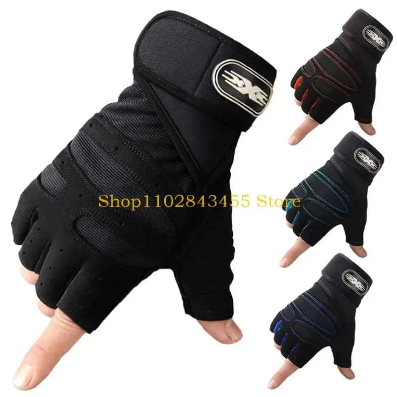 49MC Women's Fitness Training Half Gloves Non-slip Gloves for Gym bodybuilding