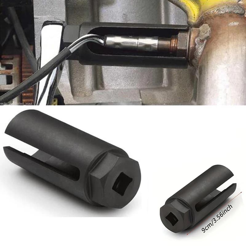 Chiave a bussola da 22 mm Contendo l'ossigeno Standard europeo Kit di prese per rimozione sensore lambda per vuoto di ossigeno Strumenti per auto