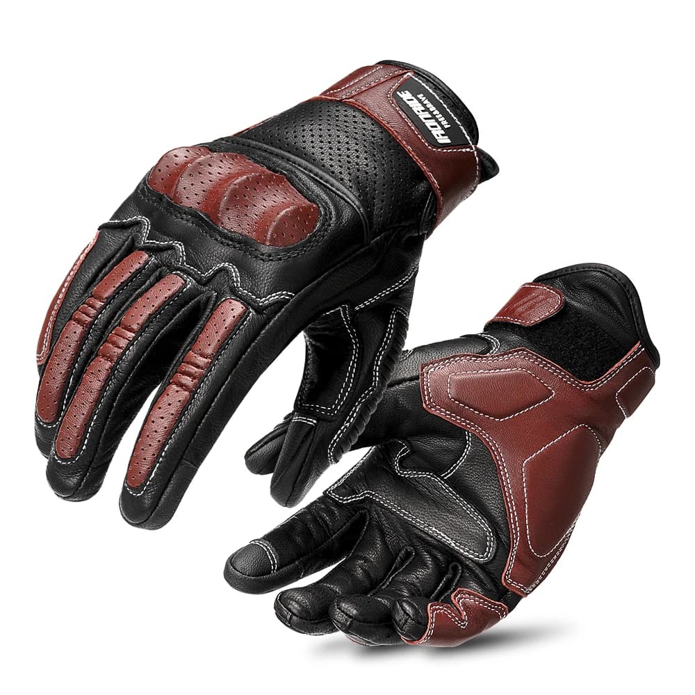 Guanti da moto 2025 Uomo Donna Moto Pelle Ciclismo Guanti estivi in mesh traspirante Moto Motocross ATV Protezione motore