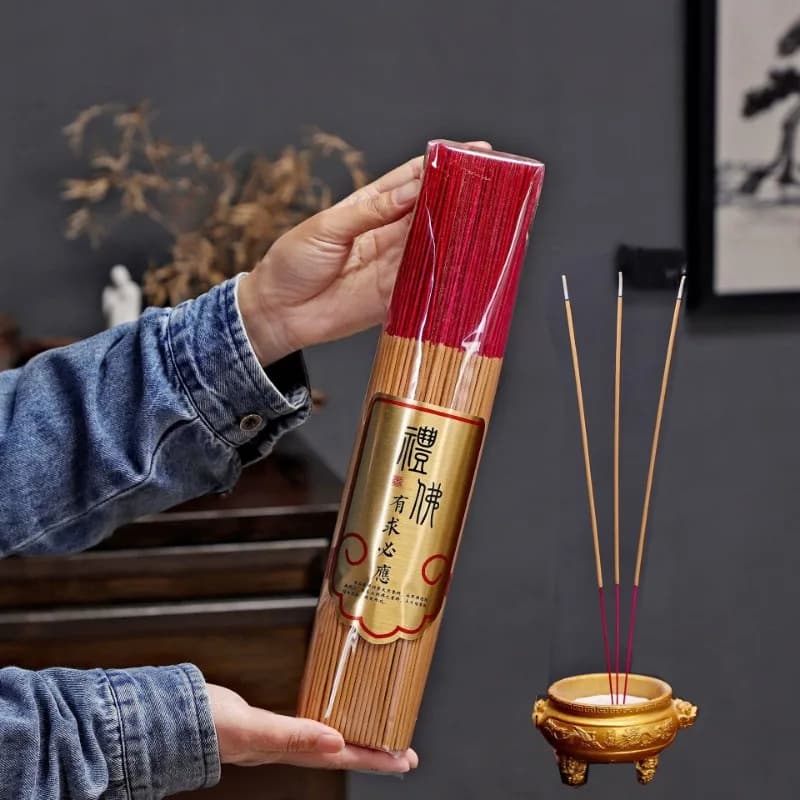 250/500g sandalo senza fumo 32.5cm bastone naturale tempio rituale Buddha aromaterapia essenza lenitiva purificazione fragranza dell'aria