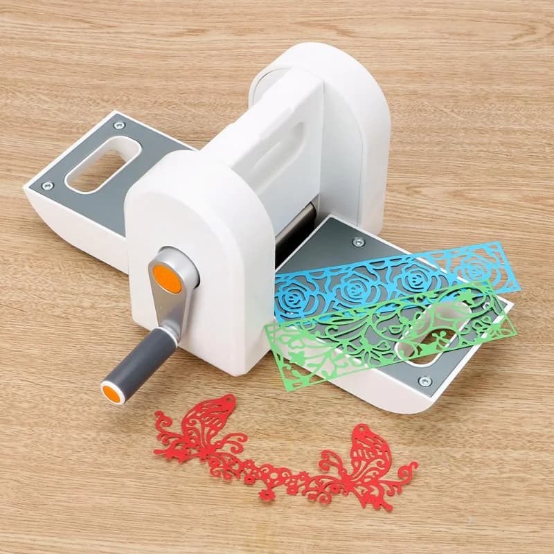 1 Macchina per goffratura con coltello di carta azionata a mano Giocattolo educativo per bambini Taglio Strumento di produzione sottile Carta per macchina per arte della carta