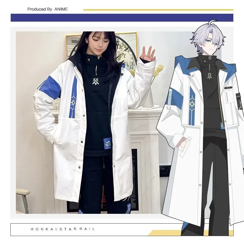 Honkai: Star Rail Phainon - Costume Anime, Giacca a Vento, Felpa con Cappuccio, Pantaloni, Abbigliamento Regolare, Accessorio per Feste, Regalo per i Fan
