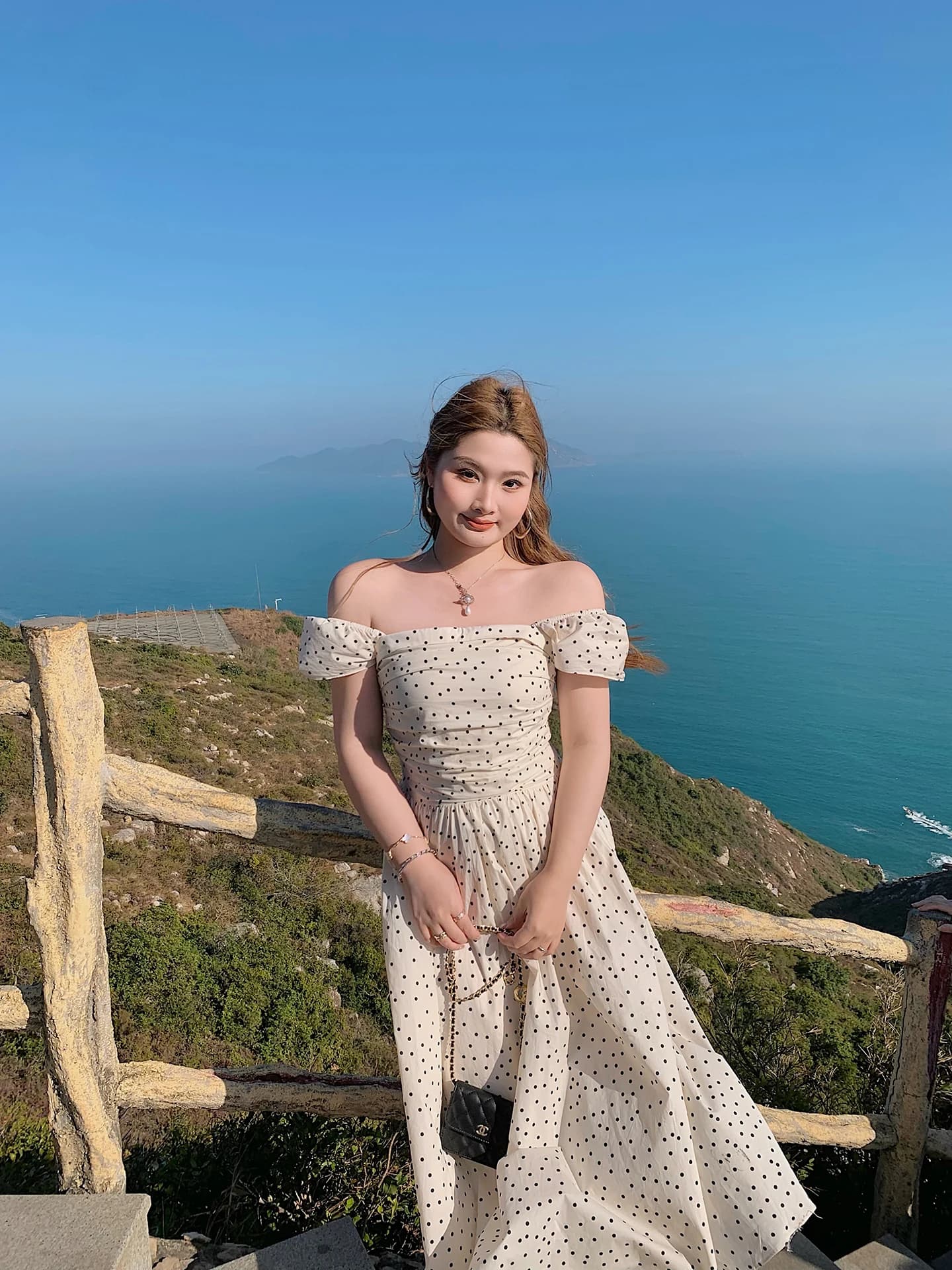 Herwear Summer Polka Dot One Shoulder Dress Slimming Waist High Waist Short Sleeve Casual Style plus Size Women's Dress