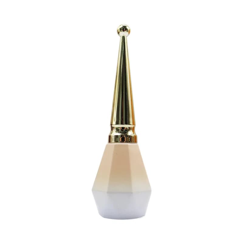 Confezione di olio per unghie esagonale da 15ml bottiglia di smalto per unghie bottiglia riutilizzabile di Gel per unghie bottiglia vuota con bottiglia di miscelazione vuota di vetro a pennello