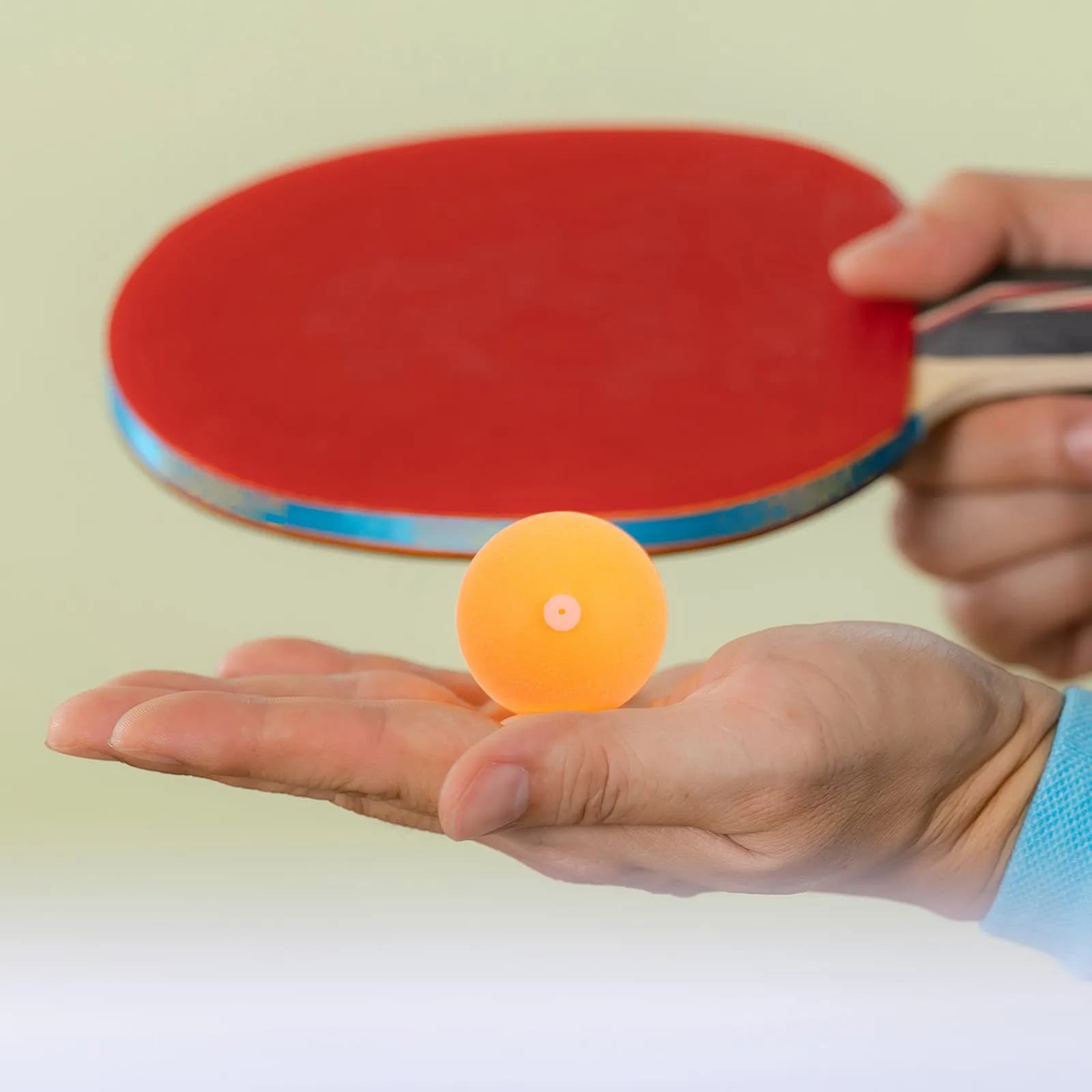 50 Palline da Ping Pong per Allenamento con Fori e Tappi in Silicone, Accessori per Tennis da Tavolo, Palline per Allenatore Domestico