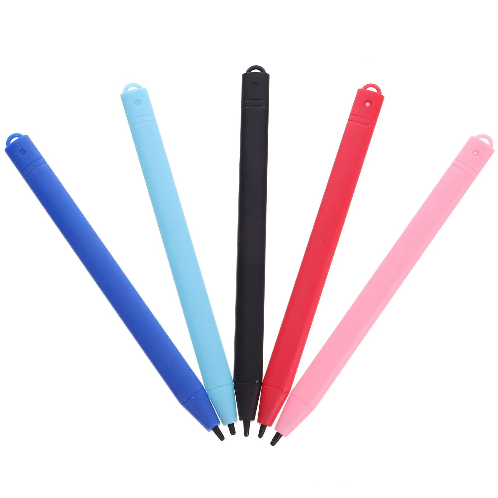 Penna stilo per tablet LCD da 5 pezzi, robusta, di ottima fattura, scrittura e disegno precisi e fluidi per tablet con touch screen, penna stilo
