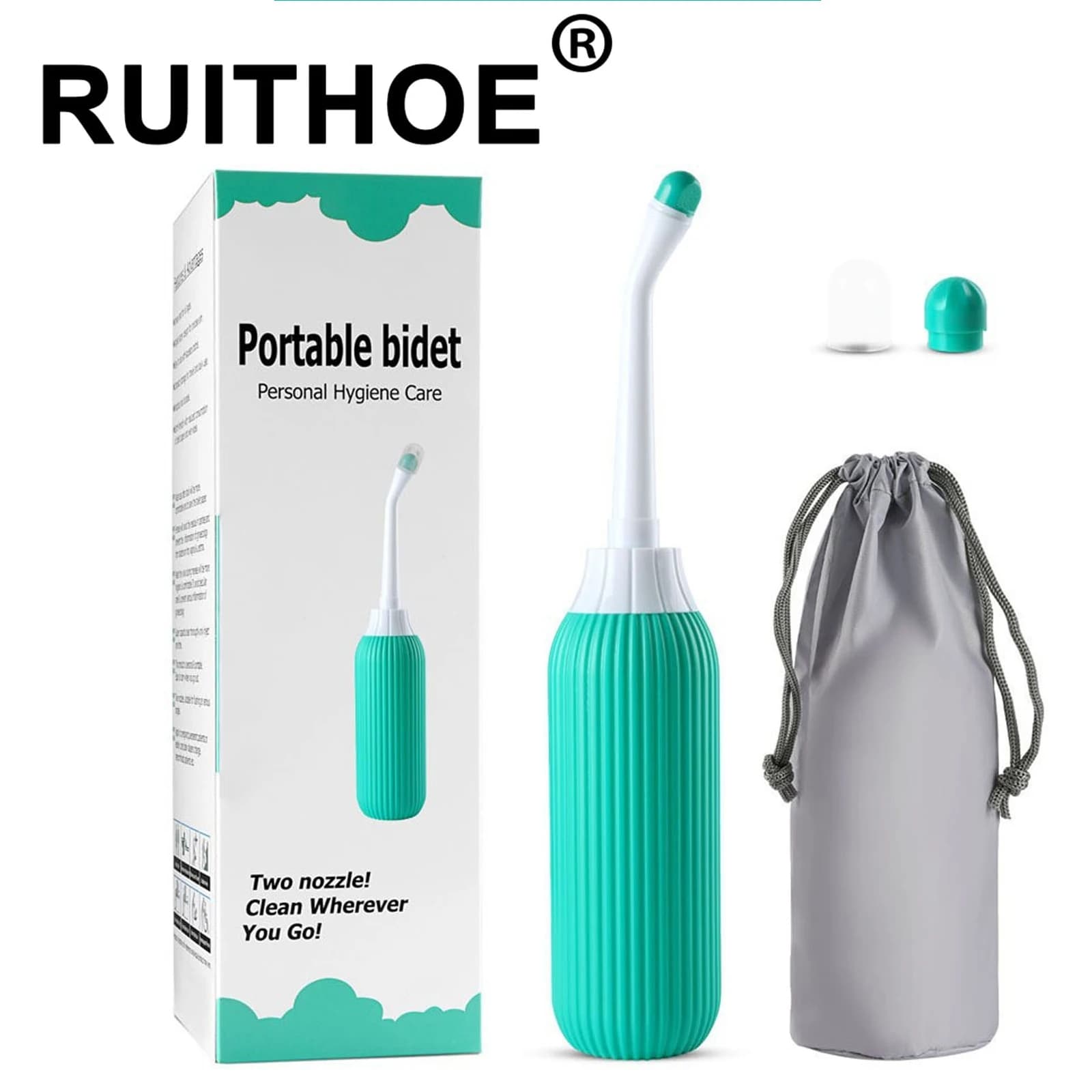 Bidet Portatile da 500ml, Spruzzatore Manuale da Viaggio per Donne in Gravidanza, Bottiglia per Pulizia del Bambino, Flacone per Doccia e Igiene Materna