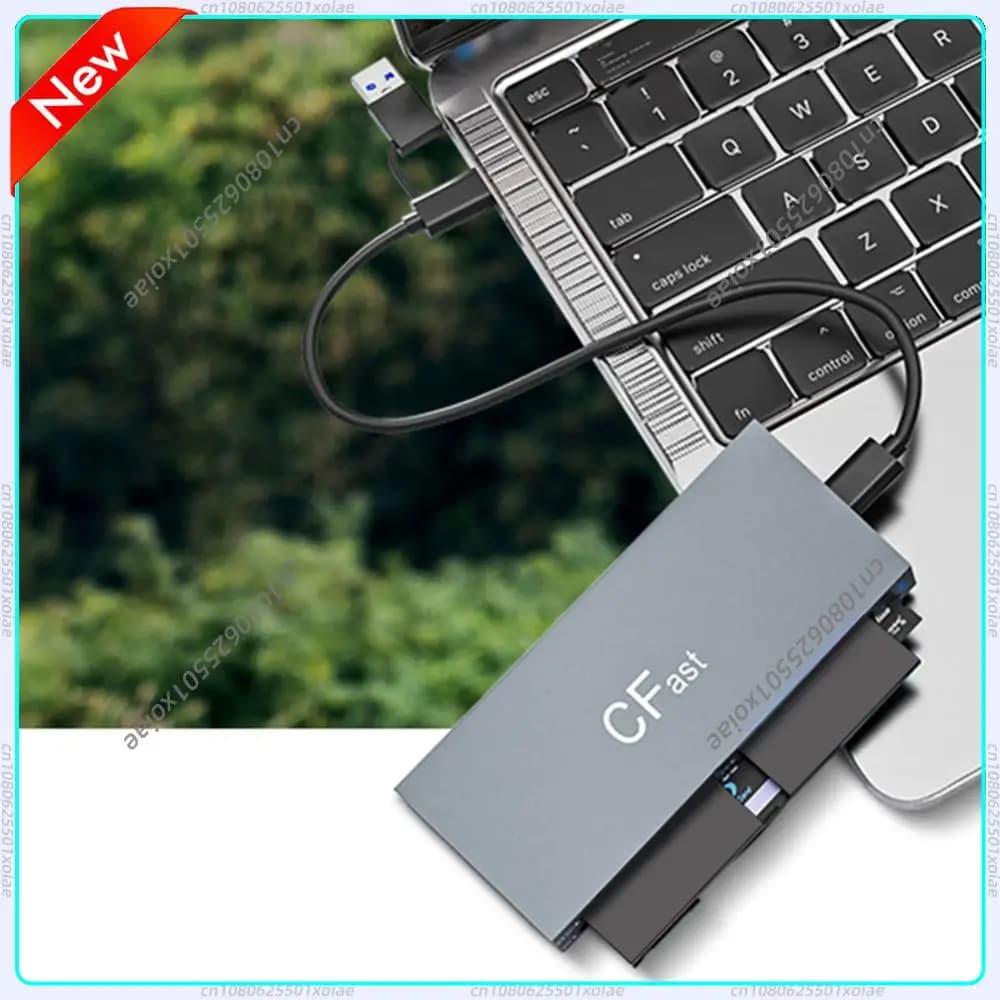 Lettore di Schede CFast 5Gbps, Adattatore Memory Stick Pro Duo, USB 3.0 USB C, Lettore di Schede Multifunzione per CFast CF MS SD TF XD