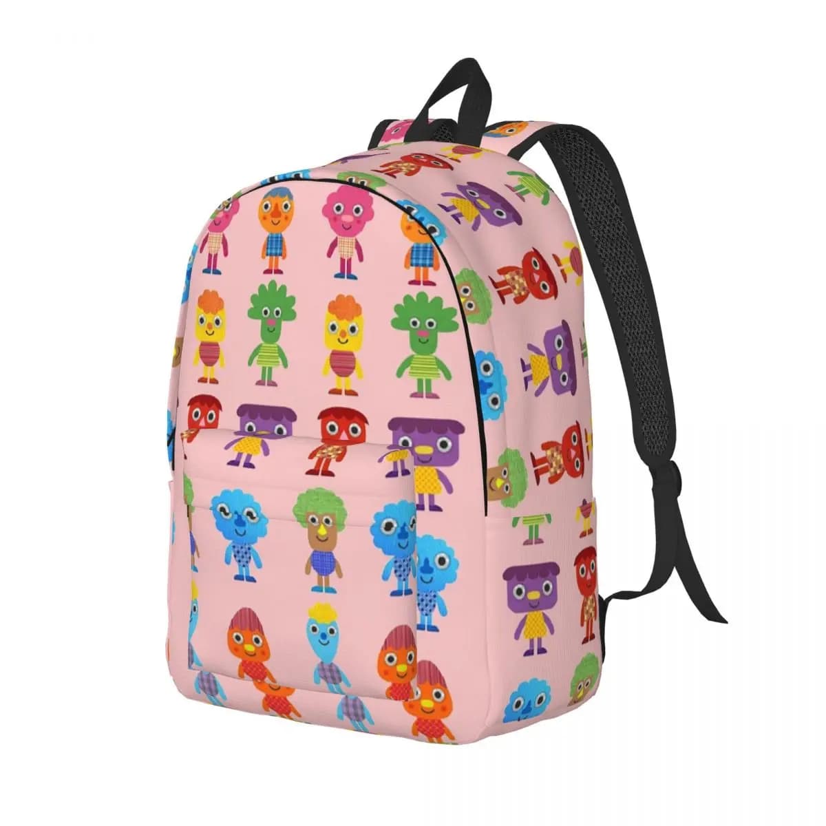 Noodle And Pals Backpack Daypack Large Capacity Kids BookBag School Bag Shoulder Bags for Men Women