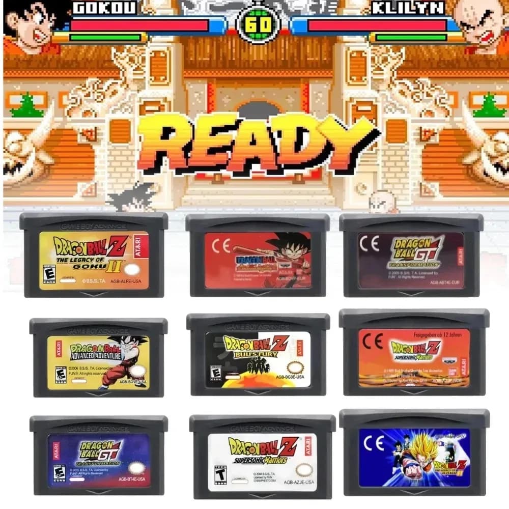 Cartuccia per Videogiochi a 32 Bit Dragon Ball GBA, Scheda per Console Castlevania Buus Fury Advanced Adventure Supersonic Warriors