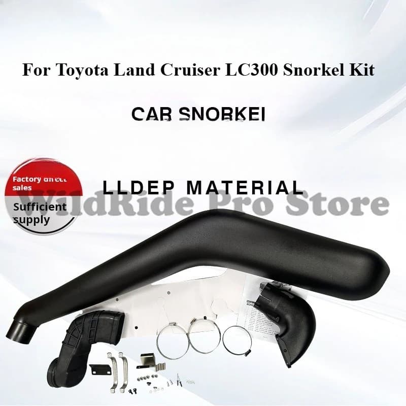 For Toyota Land Cruiser LC300 Snorkel Kit Waterproof Air Suction Tube Off-Road 4x4 Wading